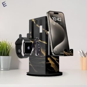 Multipurpose Metal Rotating Pen Stand