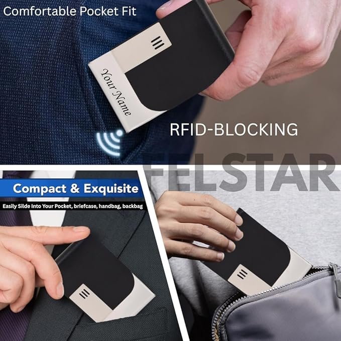 FELSTAR Customized/Personalized Card Holder - Image 3